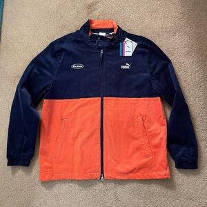 Puma x Butter Goods Corduroy Track Jacket  “Peacoat” Mens Sz Medium (532436-06)